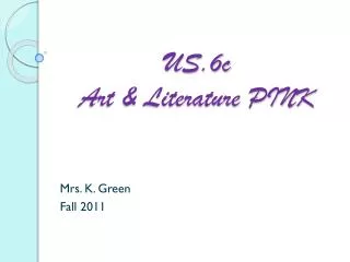 US.6c Art &amp; Literature PINK