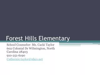 Forest Hills Elementary