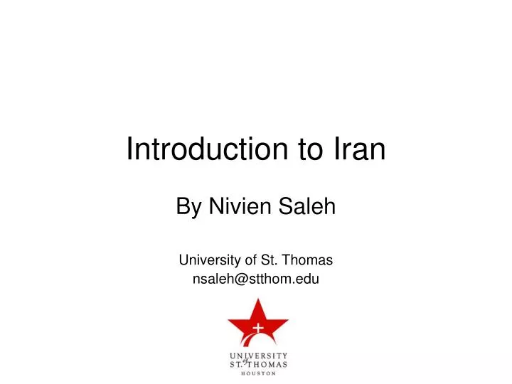 introduction to iran