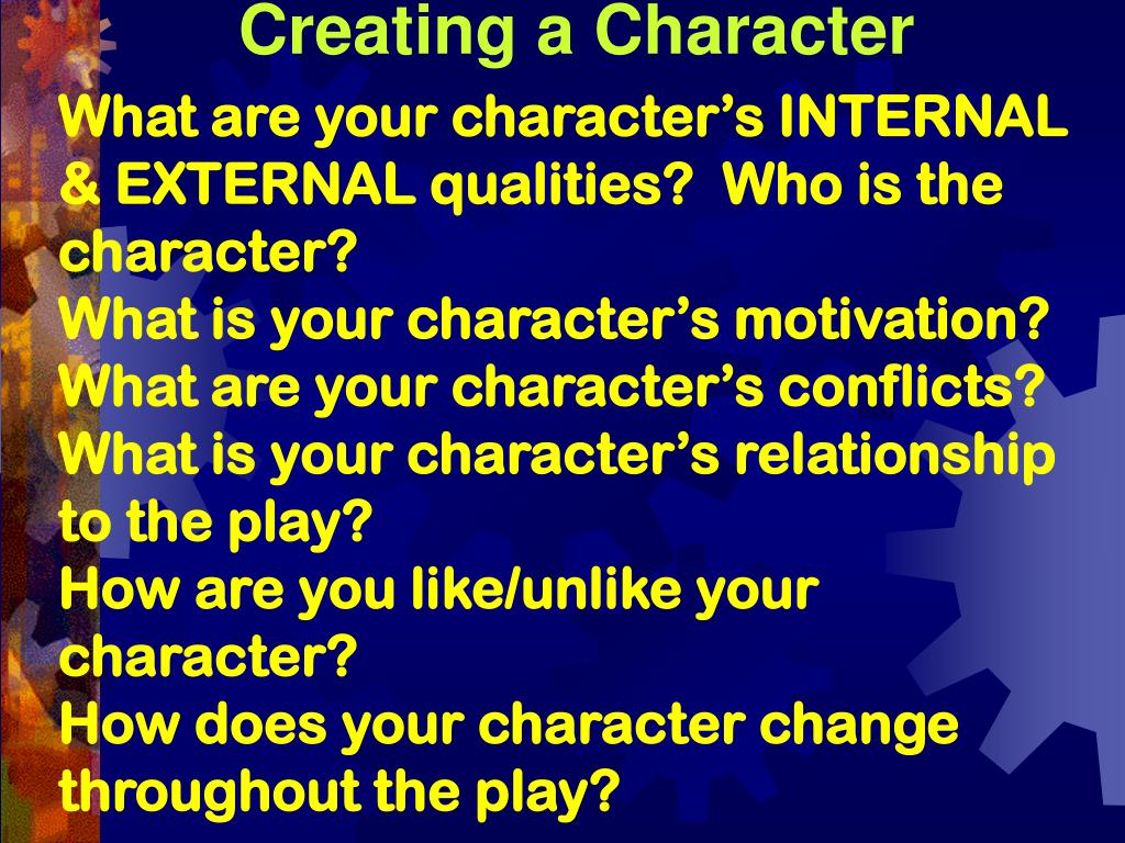 PPT - Creating a Character PowerPoint Presentation, free download - ID ...