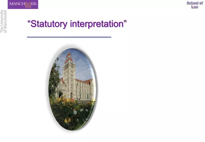 statutory interpretation