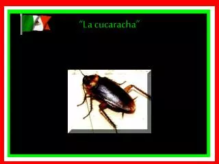 la cucaracha