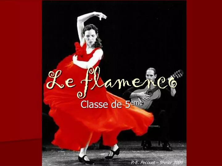 le flamenco