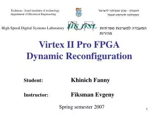 Student: 		Khinich Fanny Instructor: 		Fiksman Evgeny