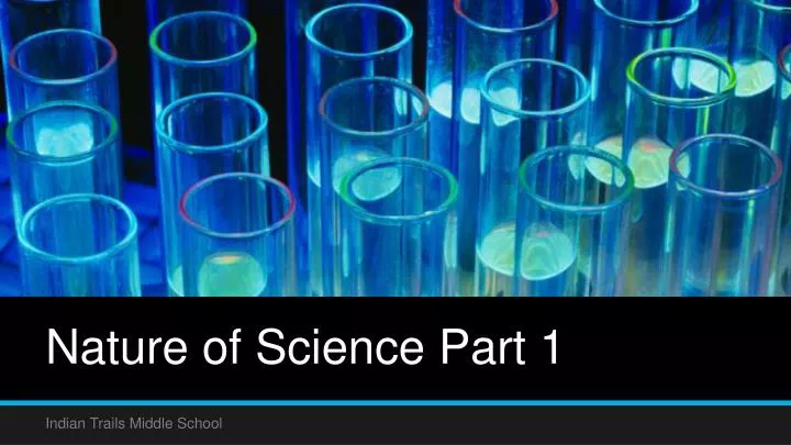 nature of science part 1