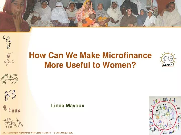 how can we make microfinance more useful to women