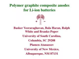 Polymer graphite composite anodes for Li-ion batteries