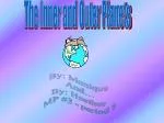 The Inner and Outer Planets - slide 1