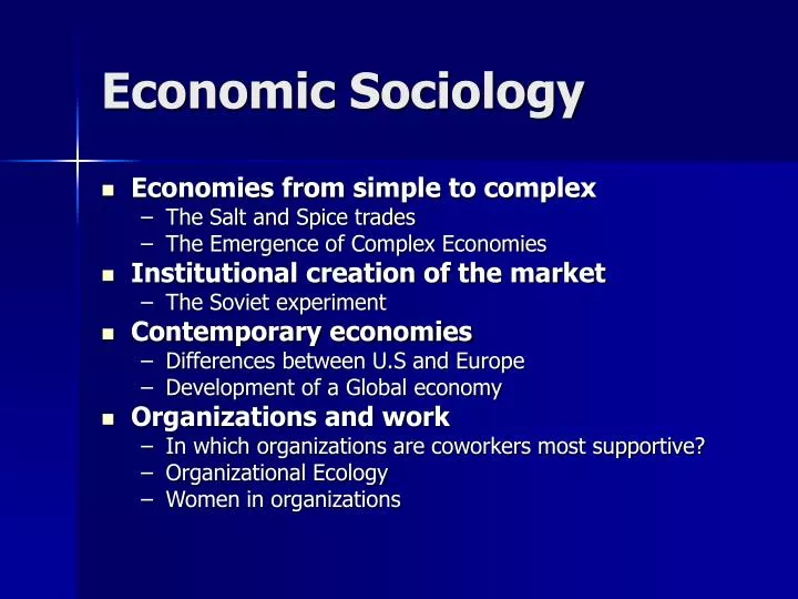 economic sociology