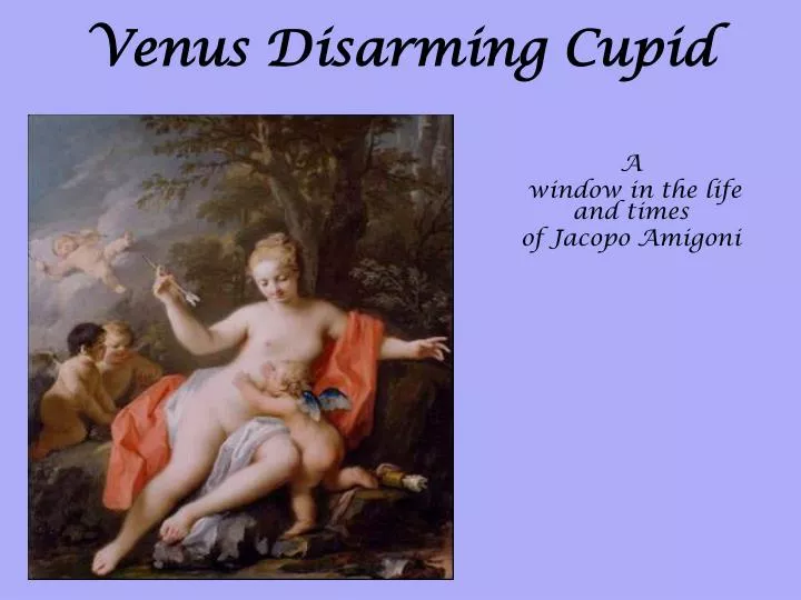 venus disarming cupid