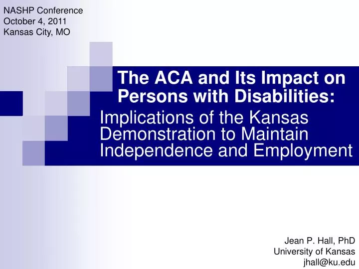 the aca and its impact on persons with disabilities