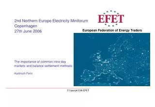 European Federation of Energy Traders