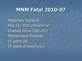 MNM Fatal 2010-07