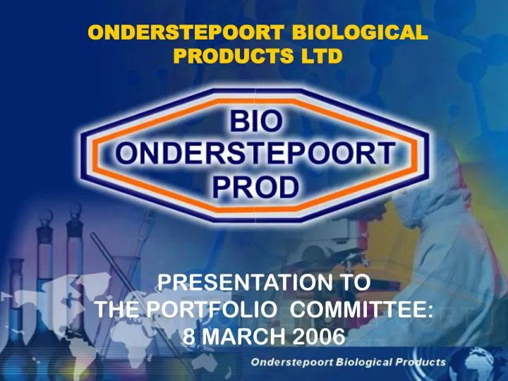 onderstepoort biological products ltd