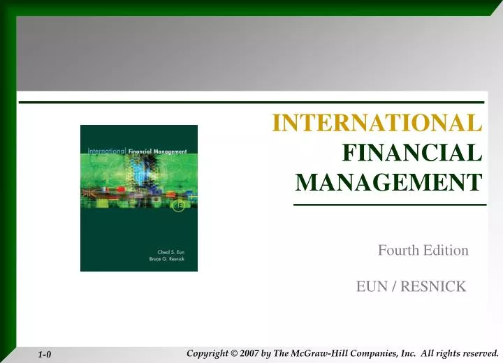 PPT - INTERNATIONAL FINANCIAL MANAGEMENT PowerPoint Presentation, Free ...