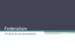 federalism
