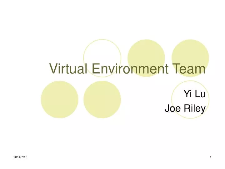 virtual environment team