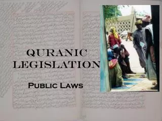 Quranic Legislation