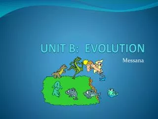 UNIT B: EVOLUTION