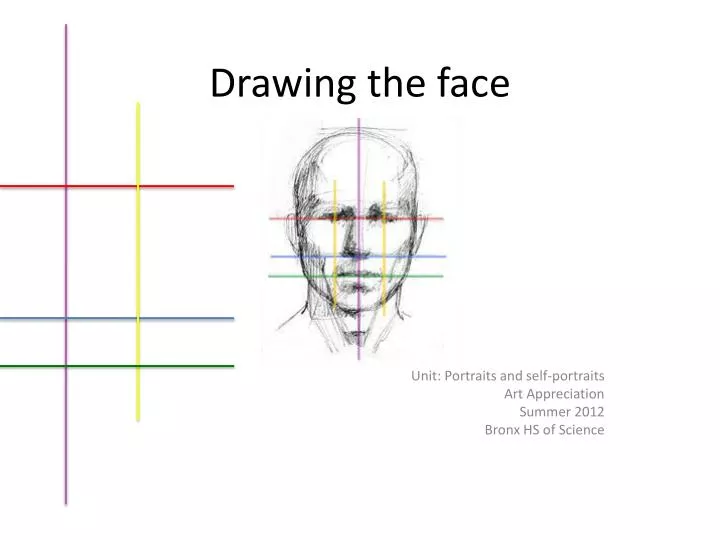 drawing the face