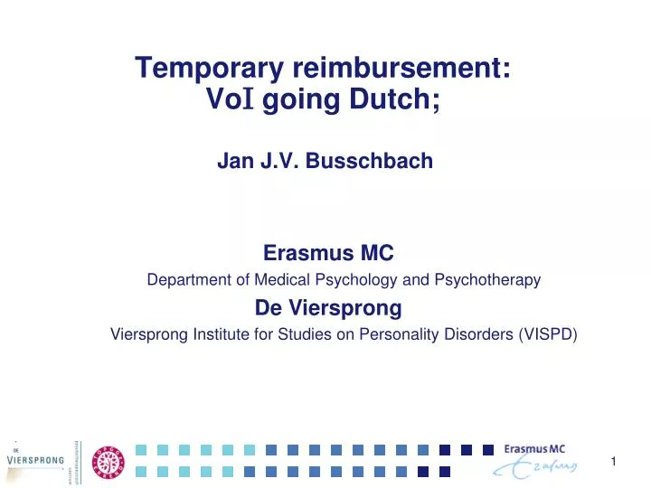 temporary reimbursement vo i going dutch