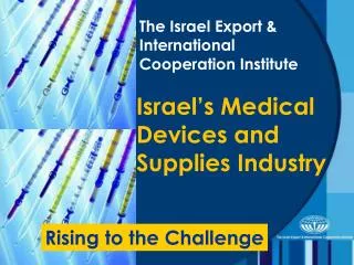 Israel’s Medical Devices and Supplies Industry