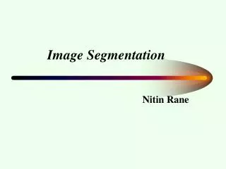 Image Segmentation