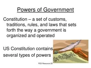 Powers of Government