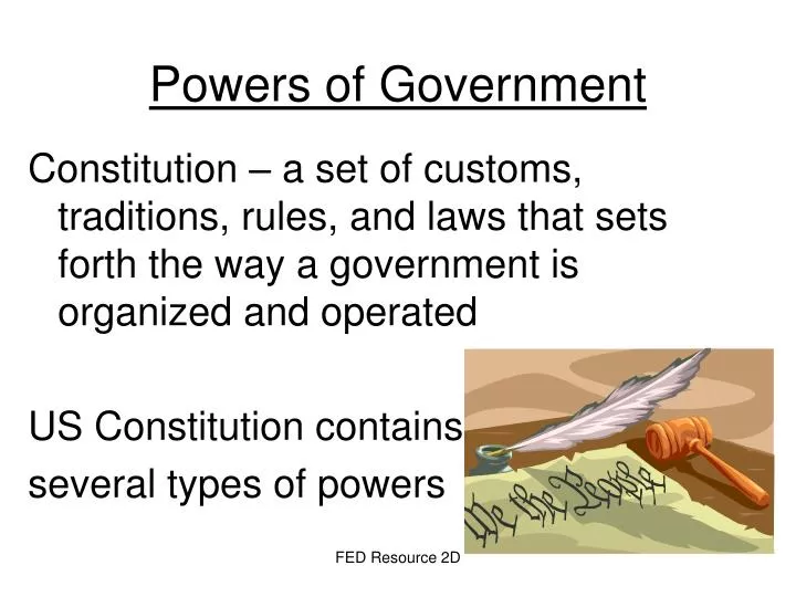 powers of government