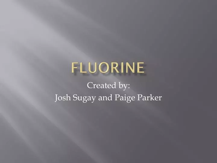 fluorine