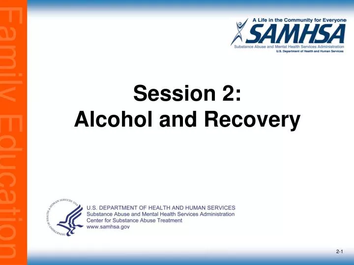 session 2 alcohol and recovery