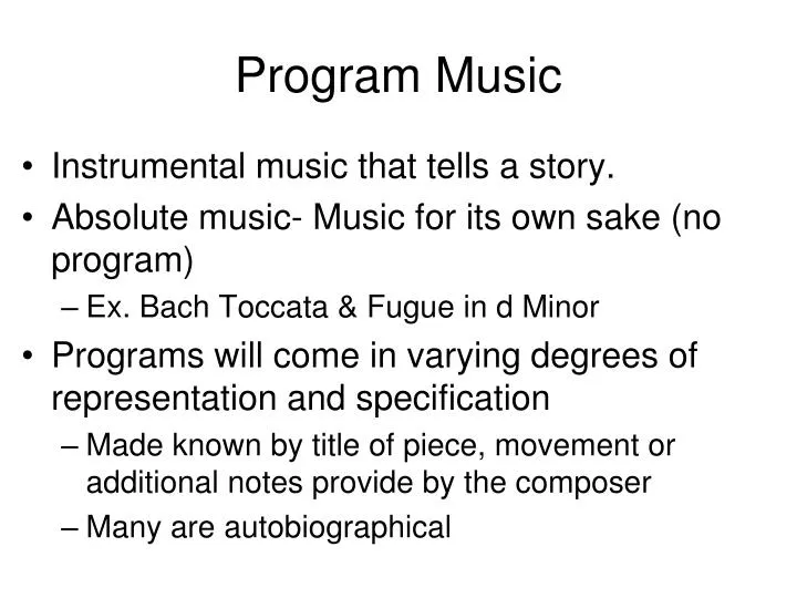 program music