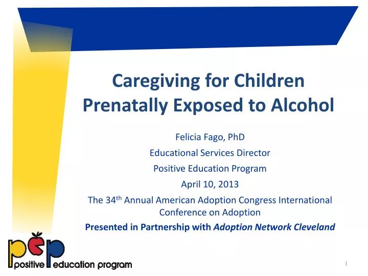 caregiving for children prenatally exposed to alcohol