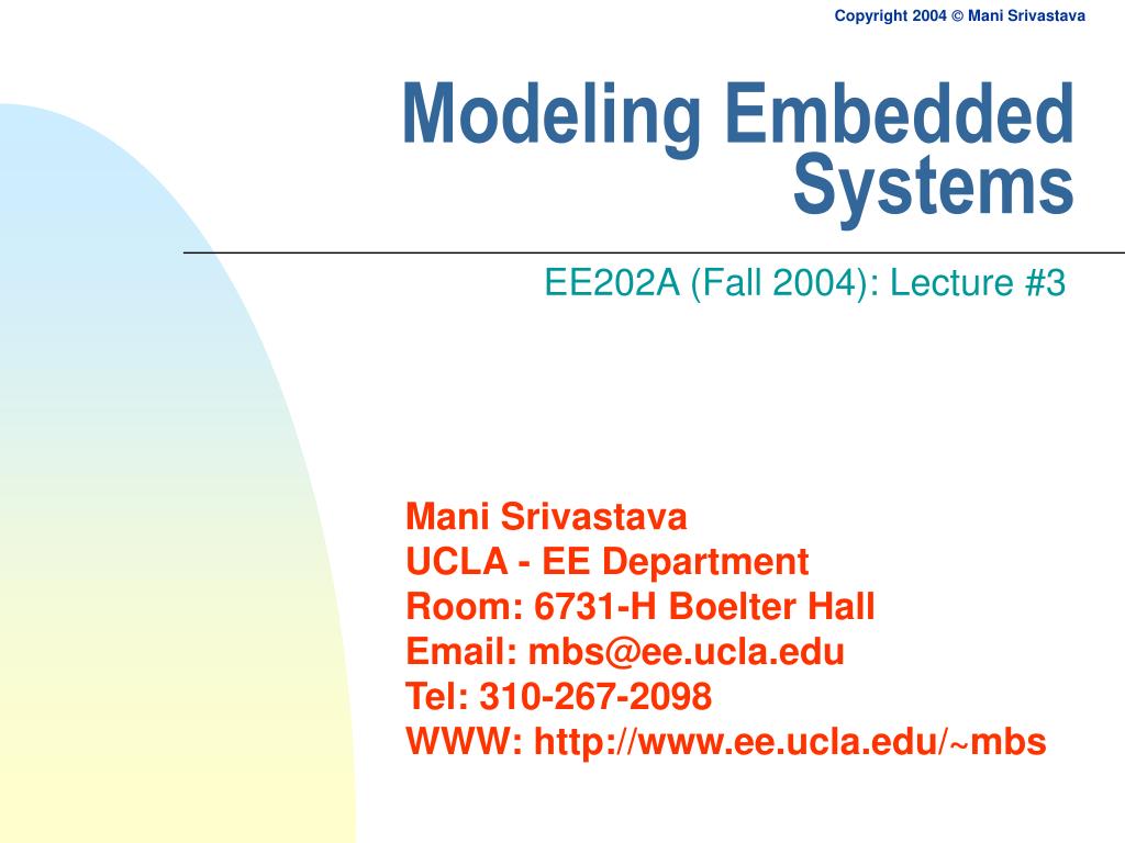 PPT - Modeling Embedded Systems PowerPoint Presentation, free download ...