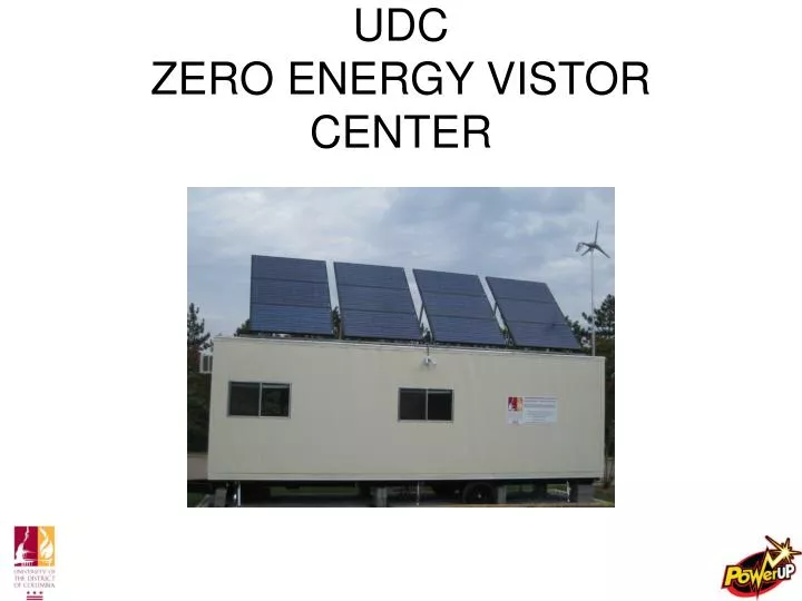 udc zero energy vistor center