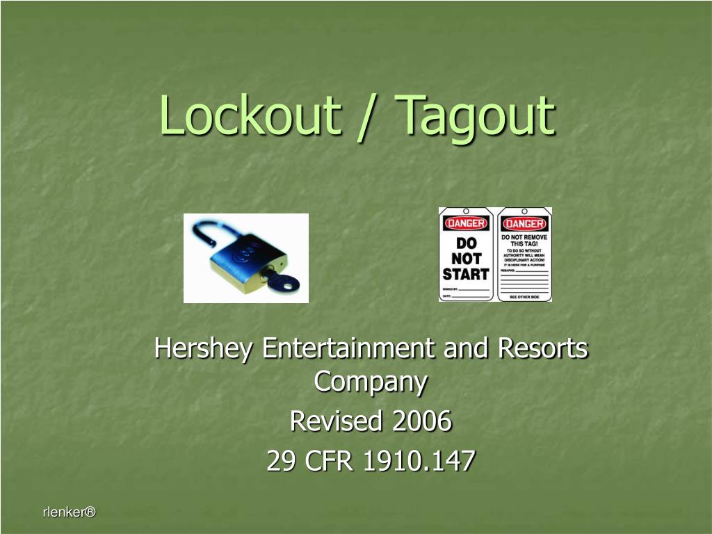 PPT - Lockout / Tagout PowerPoint Presentation, free download - ID:1773499