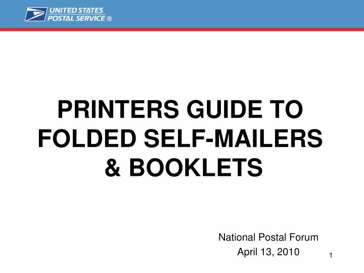 printers guide to folded self mailers booklets