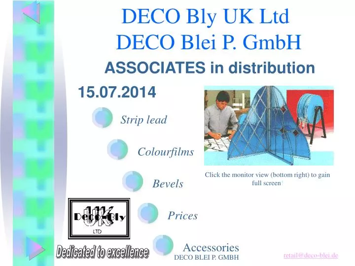 deco bly uk ltd deco blei p gmbh