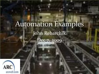 Automation Examples