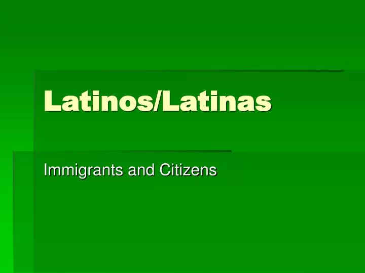 latinos latinas