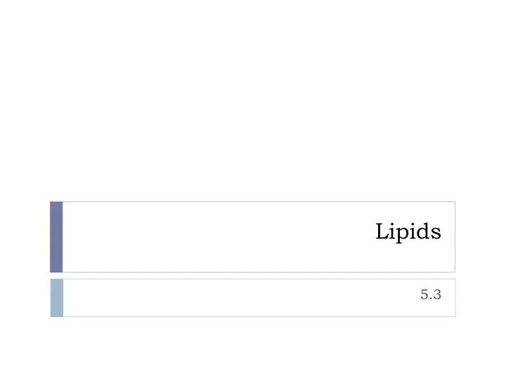 lipids