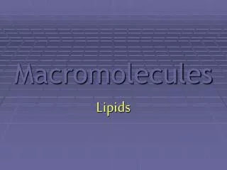 macromolecules