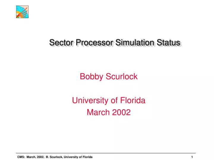 sector processor simulation status