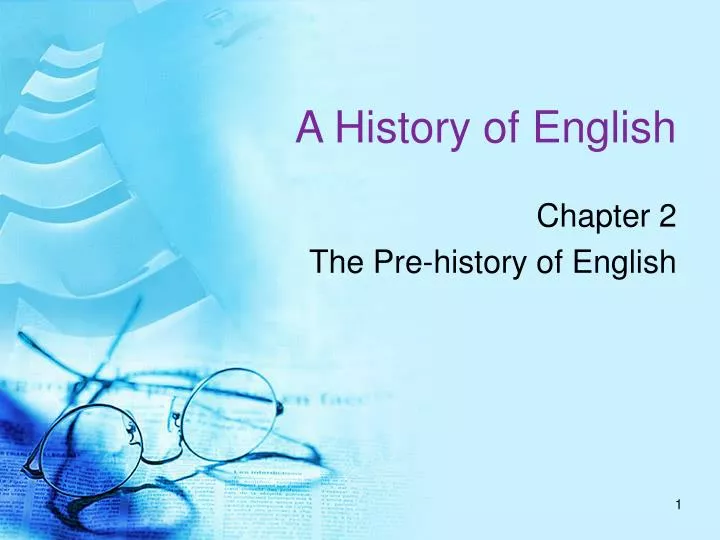 a history of english