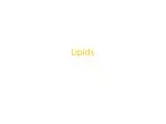Lipids - slide 1