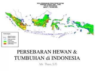 PERSEBARAN HEWAN &amp; TUMBUHAN di INDONESIA