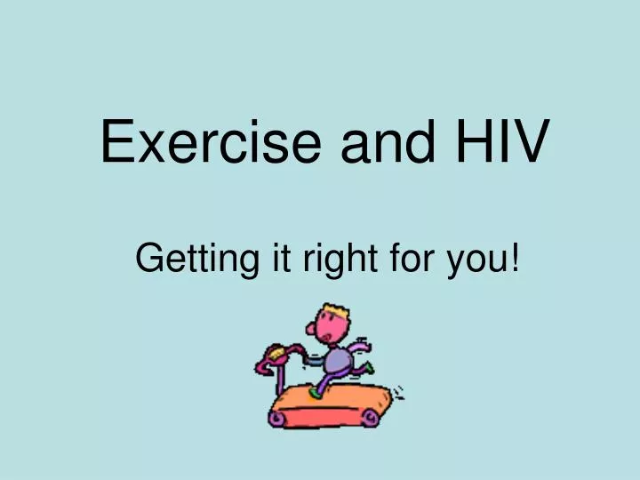 exercise and hiv