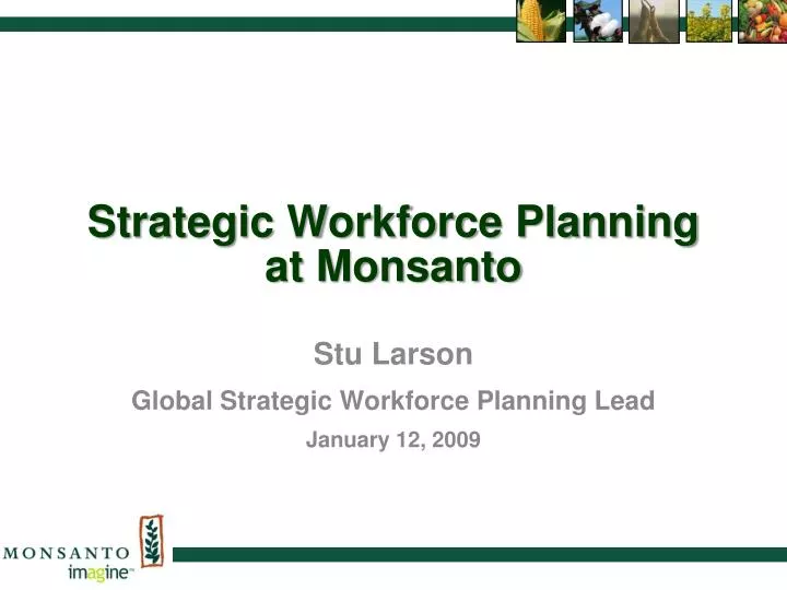 strategic workforce planning at monsanto
