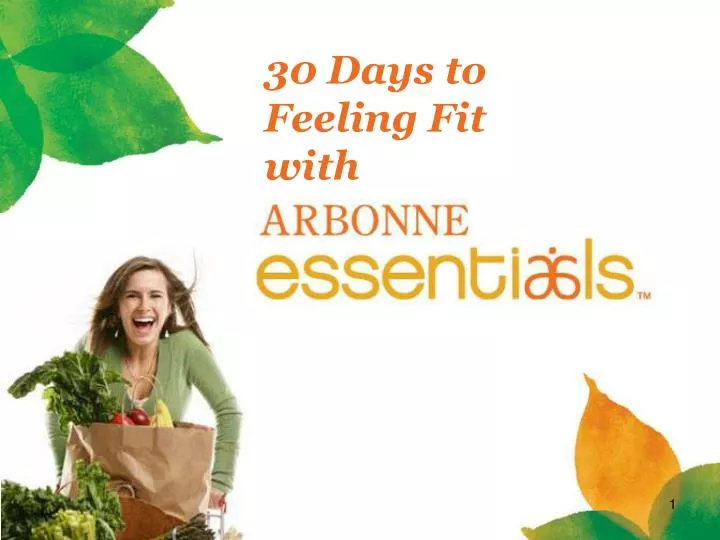 30 days to feeling fit with