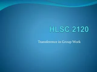 HLSC 2120